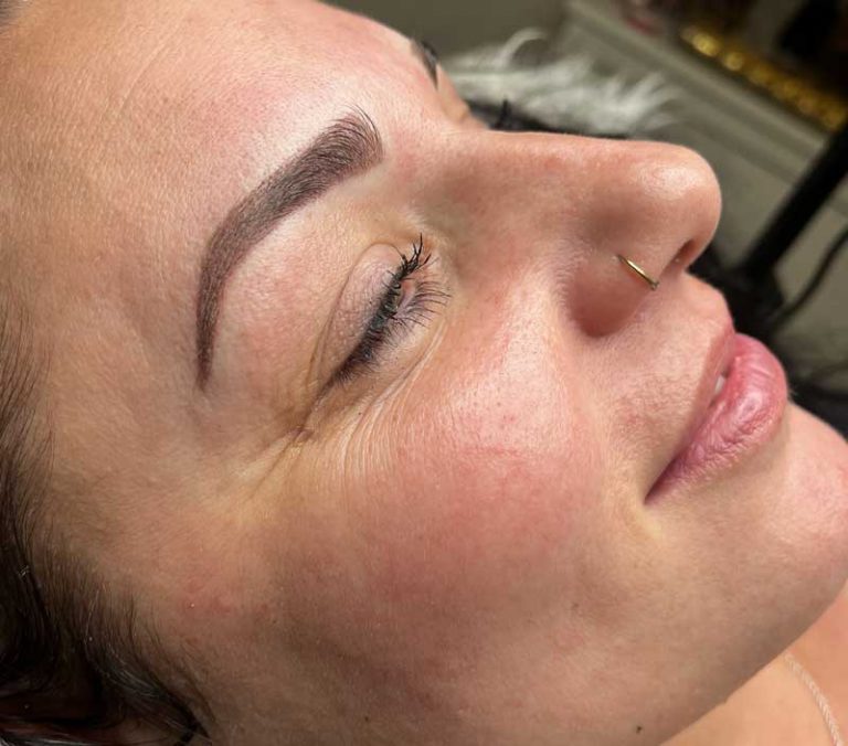 Actual EyeLinePMU brow treatment result